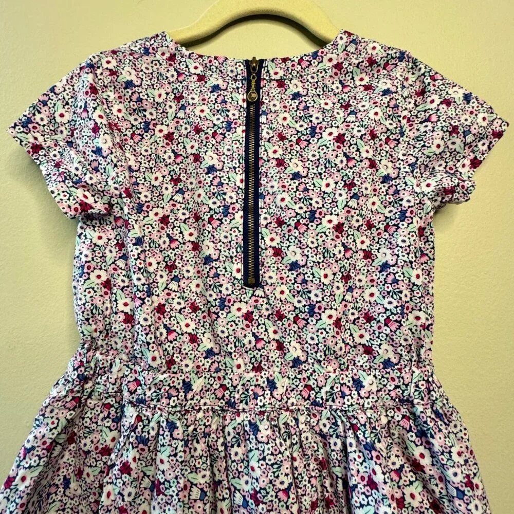 SERGENT MAJOR Ditzy Floral Dress Girls 8 130 Cotton Purple Spring Flowers Girl - Picture 4 of 10